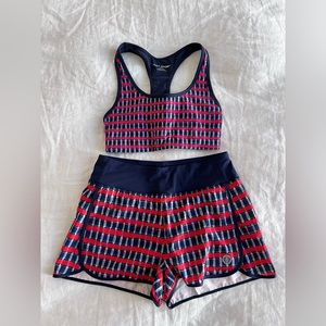 Tory Burch Sports Bra and Shorts
